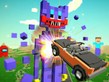 Nubic Stunt Car Crasher online hra