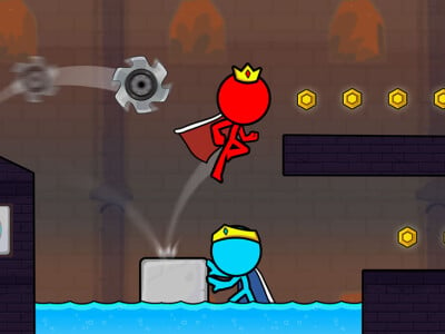 Red and Blue Stickman 2 - Play Red and Blue Stickman 2 Online on KBHGames