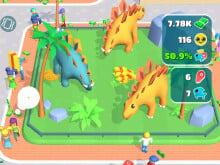 Jurassic Park: Dino Island Idle 3D online hra