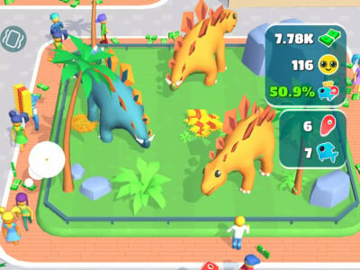 Jurassic Park: Dino Island Idle 3D juego en línea