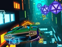 Neon Flytron: Cyberpunk Racer online hra