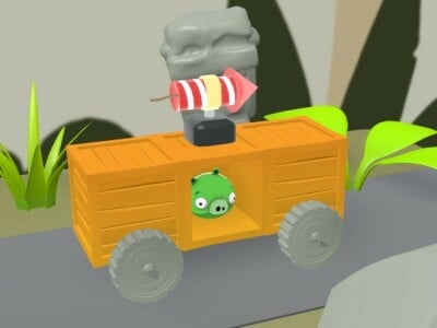 Craft Cars: Flying Pigs oнлайн-игра