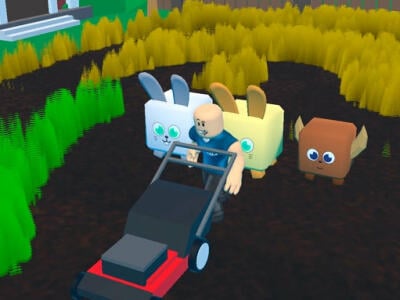 Roblox: Lawn Mowing Simulator juego en línea