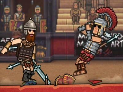 Gladihoppers - Gladiator Fight online hra