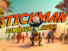 Stickman: Dinosaur arena oнлайн-игра