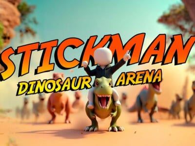 Stickman: Dinosaur arena online game