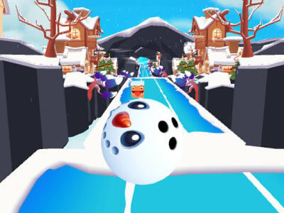 Slope Snowball oнлайн-игра