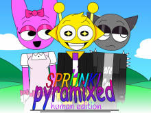 Sprunki Pyramixed: Human Edition online hra