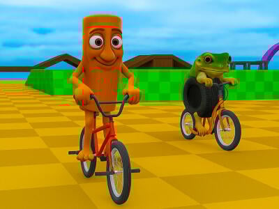 Italian Brainrot Bike Rush oнлайн-игра