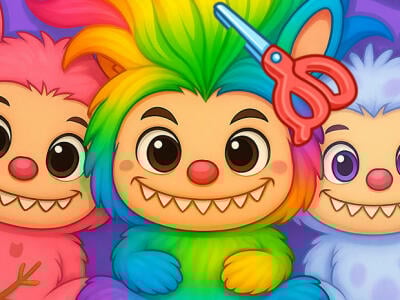 Labubu Hair Salon oнлайн-игра