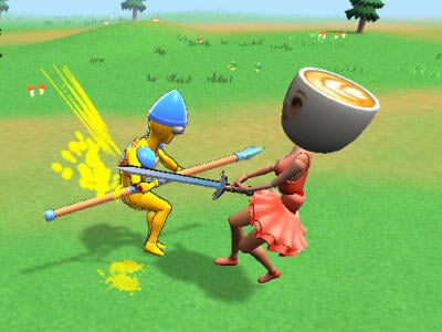Ragdoll Arena! Fun Spear Battle! online hra