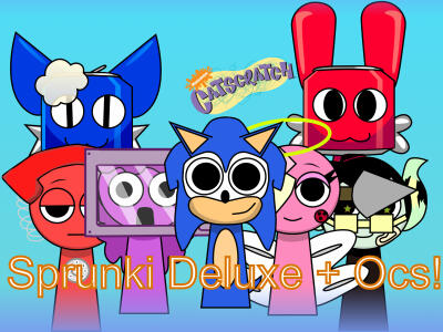 Sprunki Deluxe + Ocs! oнлайн-игра