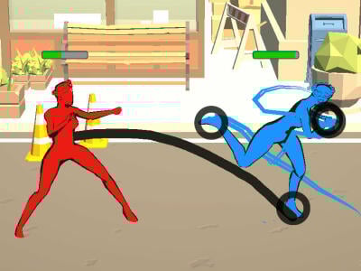 Draw Action: Freestyle Fight online hra