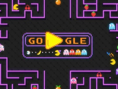 PAC-MAN Halloween Google online hra