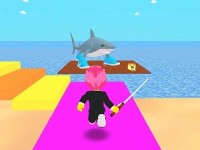 Obby Fishing: Catch the Megalodon online hra