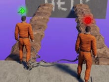 Chained Together: Co-Op Parkour online hra