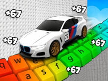 Obby: Supercar Race on a Giant Keyboard juego en línea