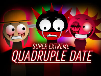 Sprunki Super Quadtruple Date online hra