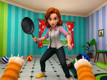 Bad Cat Prankster - Mom’s Return online game