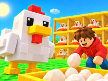 Obby: Upgrade Chickens, Collect More Eggs juego en línea