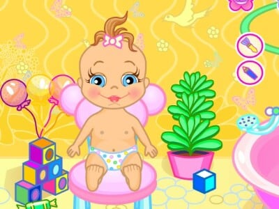 Baby Bathing Time To Sleep online game