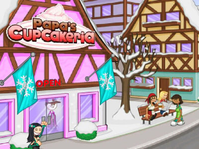 Papa's Cupcakeria online hra
