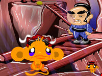 Monkey Go Happy Samurai  oнлайн-игра