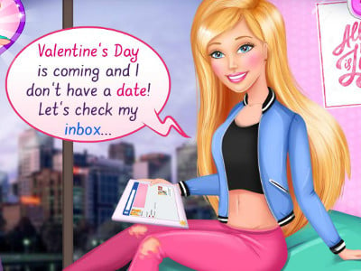 Barbie be store my valentine game