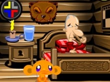 Monkey Go Happy Cabin Escape juego en línea