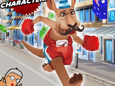 Angry Gran Run - Australia juego en línea