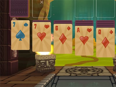 3D Solitaire online hra