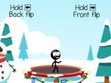 Trampoline Stickman oнлайн-игра