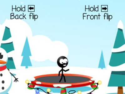 Trampoline Stickman juego en línea