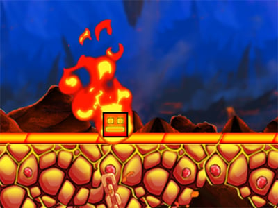 Fire and Water Geometry Dash online hra