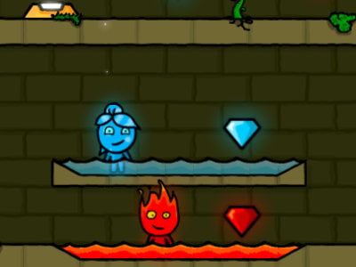 Fireboy and Watergirl Forest Temple oнлайн-игра