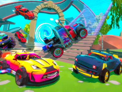 Crazy Stunt Cars Multiplayer 🕹️ Play on CrazyGames