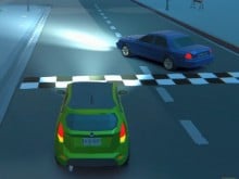 3D Night City: 2 Player Racing online game