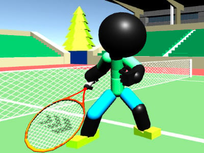 Stickman Tennis 3D online hra