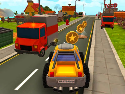 Cartoon Hot Racer 3D oнлайн-игра