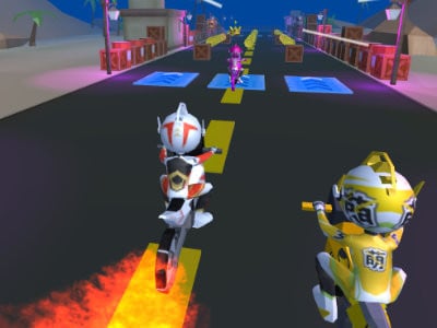 MOTO SPACE RACING: 2 PLAYER - Play Online for Free!