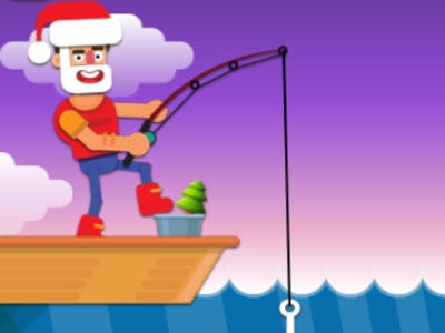 Christmas Fishing io online hra