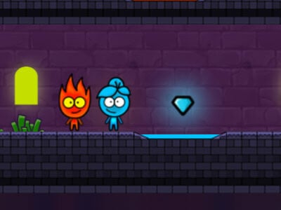Flameboy and Watergirl The Magic Temple online game