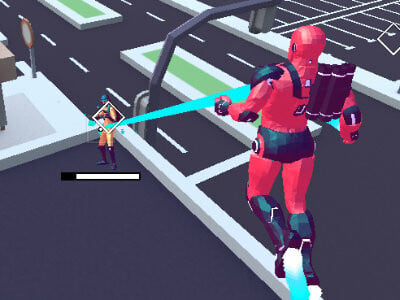 Play Robo Hero Blue Zone game free online