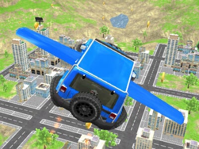 Real Flying Truck Simulator 3D online game