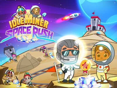 Idle Miner Space Rush online game