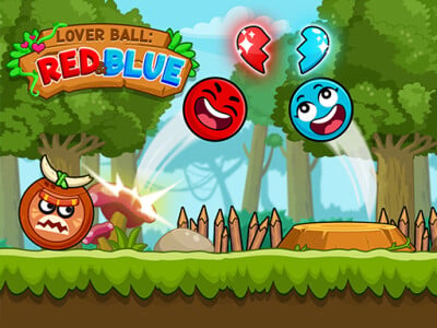 Red and Blue Ball Cupid love online hra